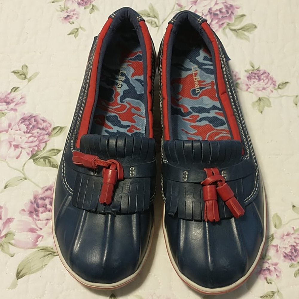 L.L. Bean Bar Harbor Low Duck Boot Loafer Rain